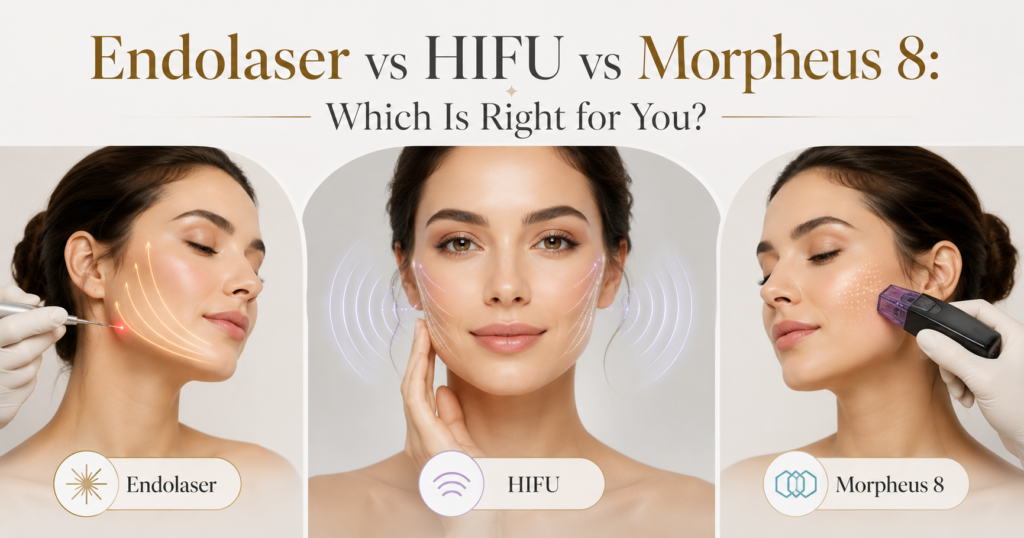 Endolaser vs HIFU vs Morpheus 8: Which Is Right for You?