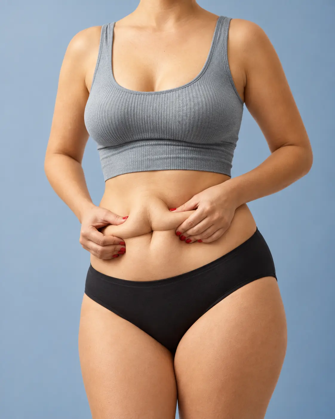 Endolaser Stomach and Abdomen treatment visual for loose abdominal skin and localised fat concerns